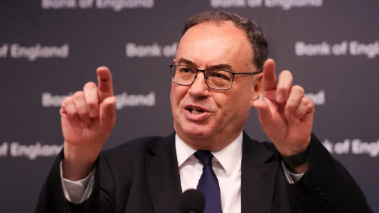 英国央行行长Andrew Bailey