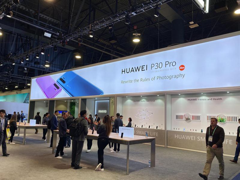 华为携一众手机品参展CES2020