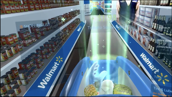 沃尔玛VR购物演示视频截图