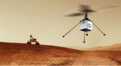 美国微型火星直升机想象图