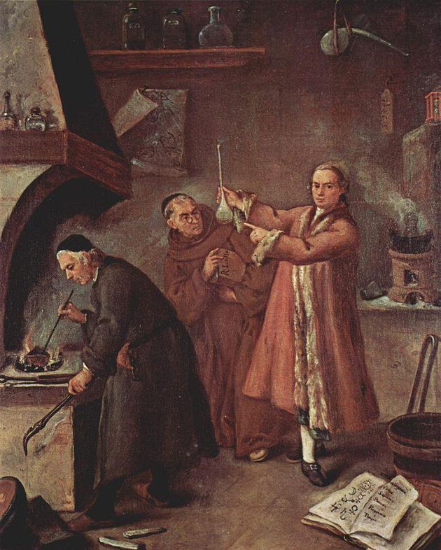 中世纪炼金术士所做的很多事情都没有涉及到真正的科学问题