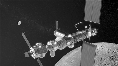 月球轨道空间站艺术效果图图片来源：NASA