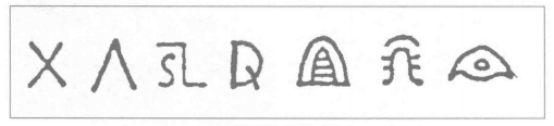 •最新发三星堆遗址出土陶器表面的刻画符号图录
