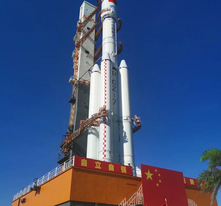  Long March 7 Rocket Carries Tianzhou 2 to Complete Transition