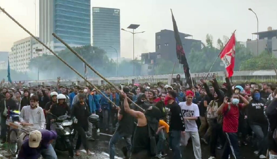 印尼爆发全国抗议