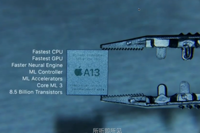 苹果A13芯片每秒预算1万亿次