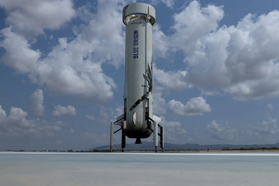 贝索斯太空之旅后首飞：蓝色起源今天将进行不载人的发射任务