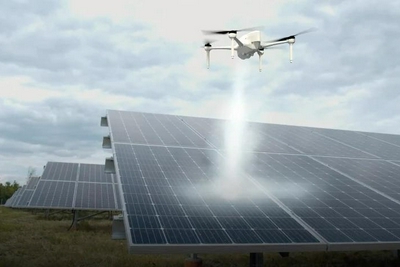 新系统将使用无人机来清洁难以触及的太阳能电池板