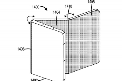 微软专利显示 他们在研发三折式折叠屏手机
