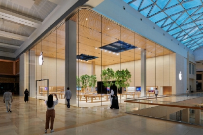 全新的苹果Yas Mall Apple Store零售店在阿布扎比开幕