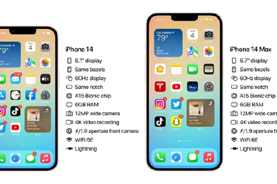 iPhone 14系列预计8月初量产 确认四款机型或将取消刘海设计