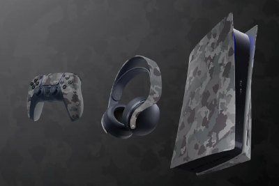 索尼PS5主机、手柄、耳机新增“灰色迷彩”配色，将于秋季上市