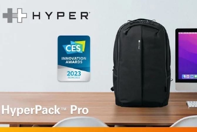 不怕背包丢了，Hpyer公司推出内置Find My模块的HyperPack Pro背包