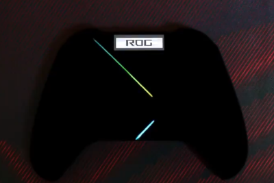 ROG预热新款游戏手柄，自带显示屏