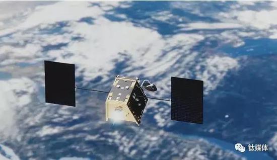 今年3月OneWeb成功发射六颗首发卫星，这是其官网展示的卫星模拟图（图片来源：OneWeb）