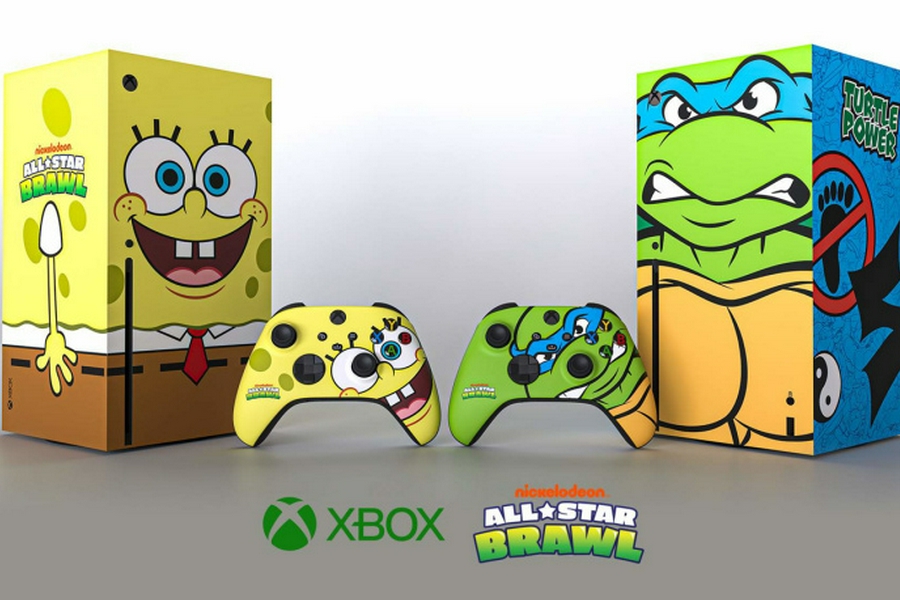微软推出“海绵宝宝”“忍者神龟”Xbox Series X主机与手柄