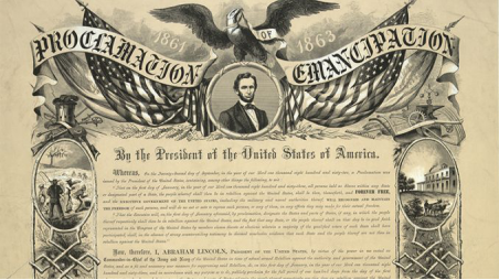  The Emancipation Proclamation of Black Slaves was copied in 1864