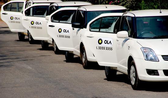 印度网约车公司Ola营收两月内下降95% 将解雇1400名员工