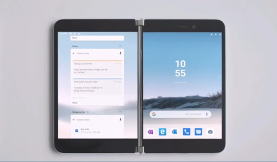 微软推出双屏手机Surface Duo 8.3英寸屏幕支持手写笔输入