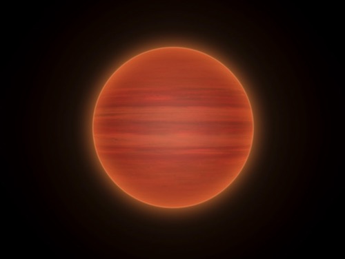 褐矮星艺术图（图片来源：scienceabc）