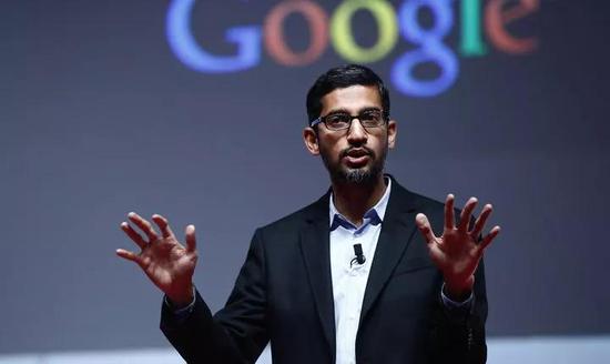 出生于印度的谷歌CEO桑达尔·皮查伊（盖帝图像）