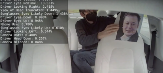 特斯拉发布司机监控系统：使用驾驶室内摄像头确保自动驾驶安全