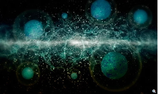 中微子几乎没有质量，它们在宇宙中飞行的速度几乎达到了光速。
