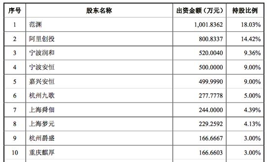 前10大股东持股比例