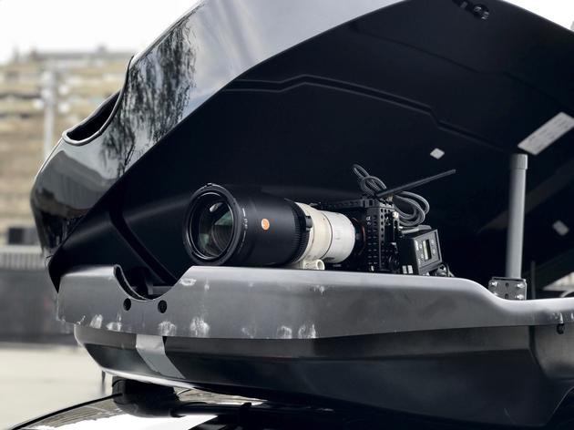 车顶上的摄像头