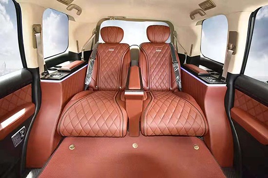 酷路泽陆巡改装房车四座航空座椅价格