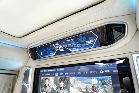 ▲便捷娱乐后舱系统