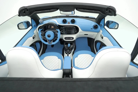 迈莎锐定制改装smart双人敞篷版亮相现车