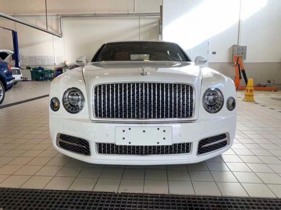 宾利慕尚ewb版白色价格 世界顶级豪华车