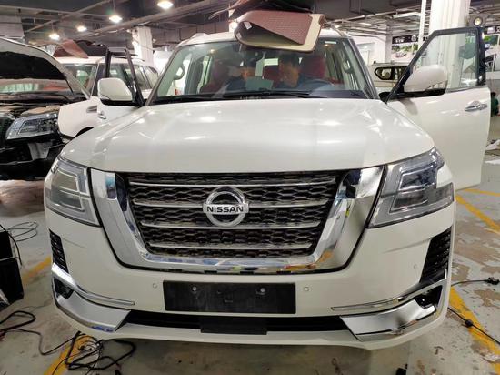 20款日产途乐Y62改装效果 途乐改装图片