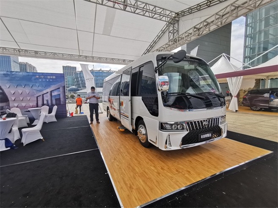 一汽丰田考斯特岳阳vip接待车2022款