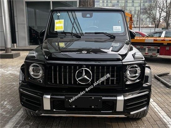 高端硬派suv奔驰g63黑色外观现车