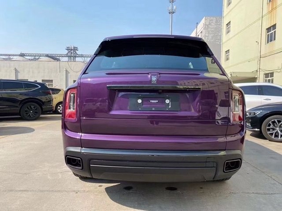 2022款劳斯莱斯库里南bb版高配暮光紫色_天津汽车网_新浪汽车_新浪网