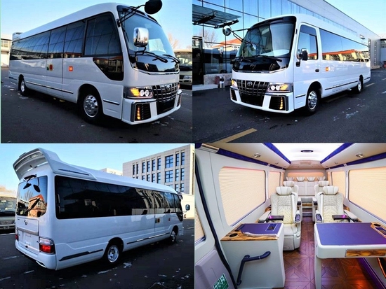 丰田考斯特10座价格商务车内饰升级图