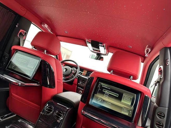 新款劳斯莱斯幻影加长凤凰红定制内饰-新浪汽车