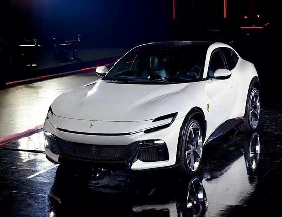 法拉利purosangue首款suv现车开回家