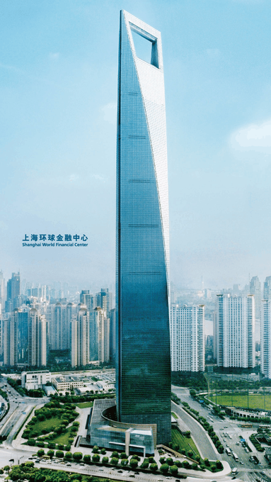 上海环球金融中心(492米),北京中国尊(528米),马来西亚吉隆坡标志塔