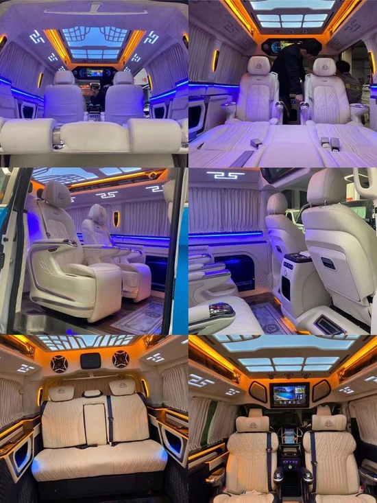 　　改装后的效果图!看这款式你不说是改装的绝对分不出来这是一辆威霆改装的。当然这个改的人比较少，这辆设计的东西比较多，稳定性还不是很好，所以小编觉得没什么必要这个仪表台还是少改点。