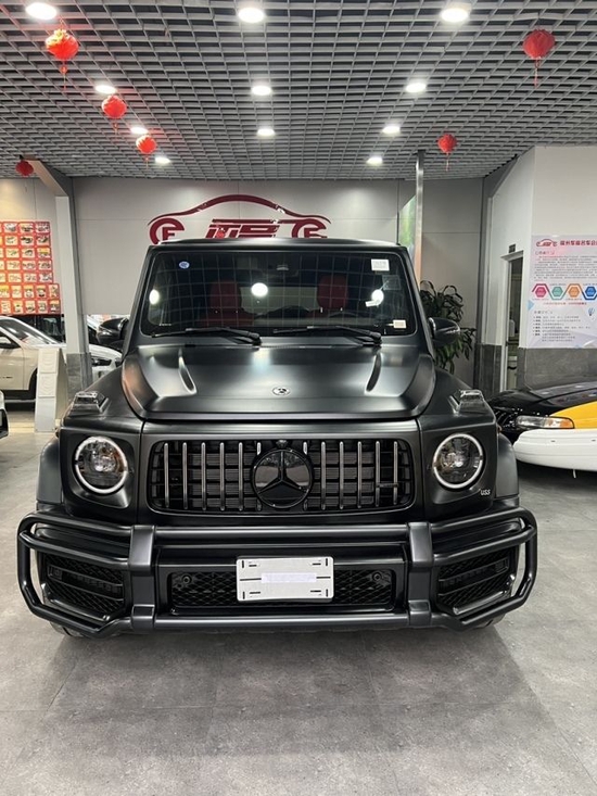 2021款美规奔驰g63磨砂黑现车298万提车