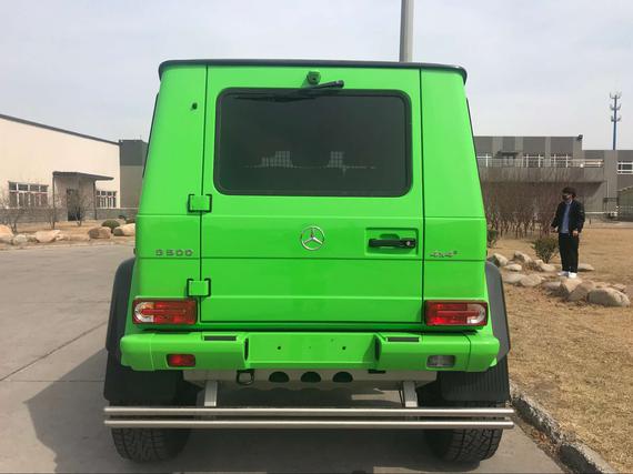 奔驰g5004x4风靡全球绿色现车