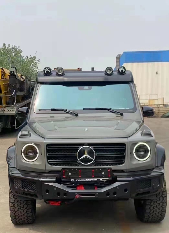 奔驰g400d柴油版水泥灰到港一台预定