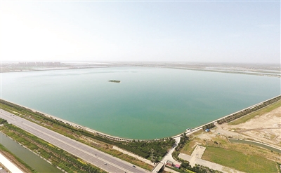 北塘水库水天一色