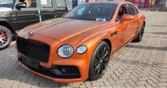 23款宾利飞驰火焰橘唯一现车 惊艳售价