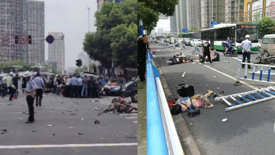 常州一奔驰车撞伤多人 肇事者系汽修厂员工