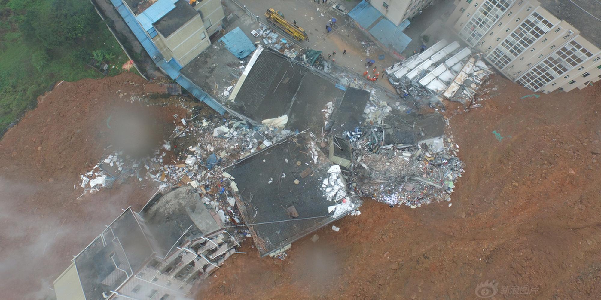 深圳滑坡现场有强烈生命迹象