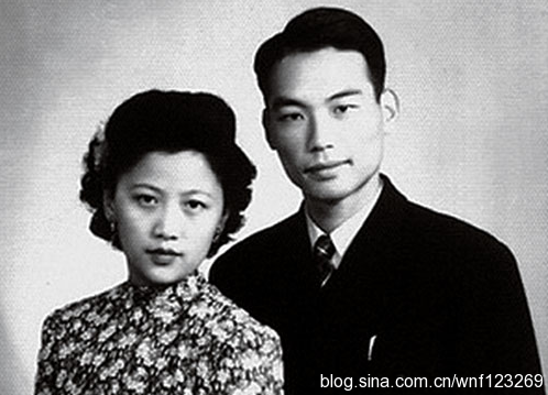 1946年，熊向晖和夫人谌筱华的订婚照
